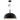 Dome 60W Pendant Light - Black Metal